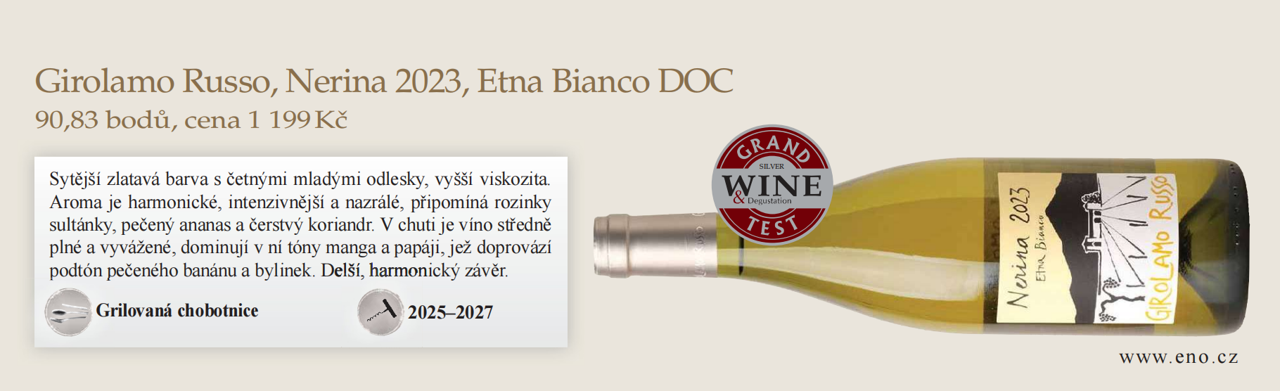 Etna Bianco Nerina - celá šířka